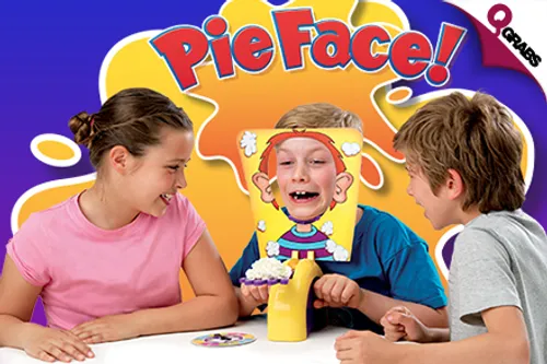 From QR55, Laugh for Hours with the Hilarious Pie Face Game! (Up to QR200 Value)